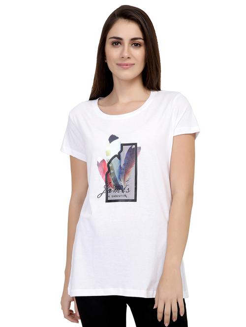 Graphic Print Short Sleeved Tee - 15726966 - Standard Image - 1