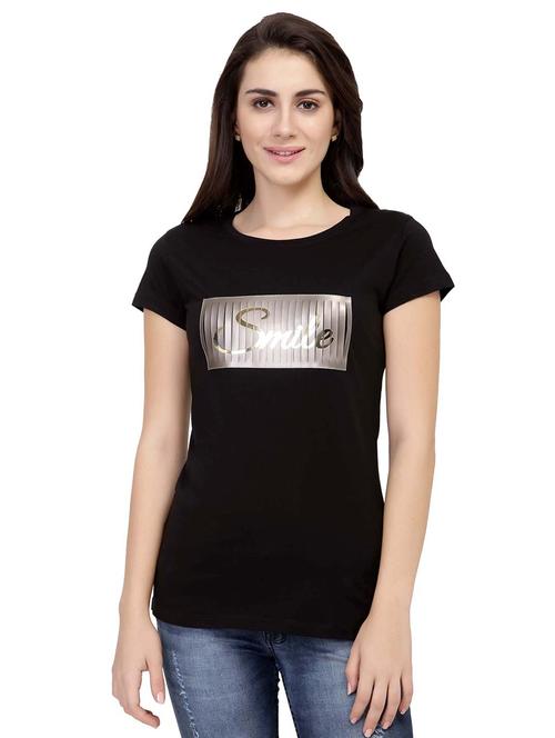 Letter Patch Short Sleeved Tee - 15726973 - Standard Image - 1