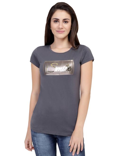 Letter Patch Short Sleeved Tee - 15726975 - Standard Image - 1