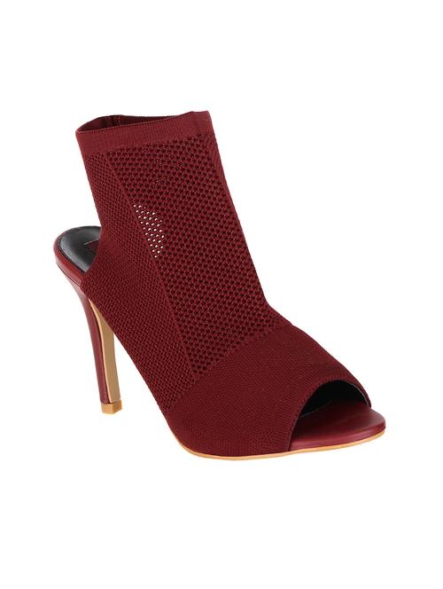 maroon closed back sandals - 15727128 - Standard Image - 1