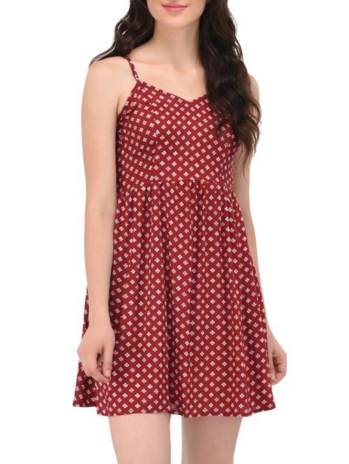 smocked back gathered waist dress - 15727291 - Standard Image - 1