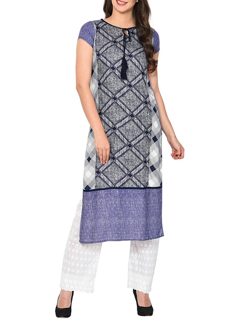 Printed straight kurta - 15727320 - Zoom Image - 1