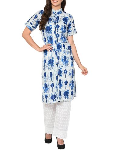 Printed straight kurta - 15727324 - Very Small Image - 1