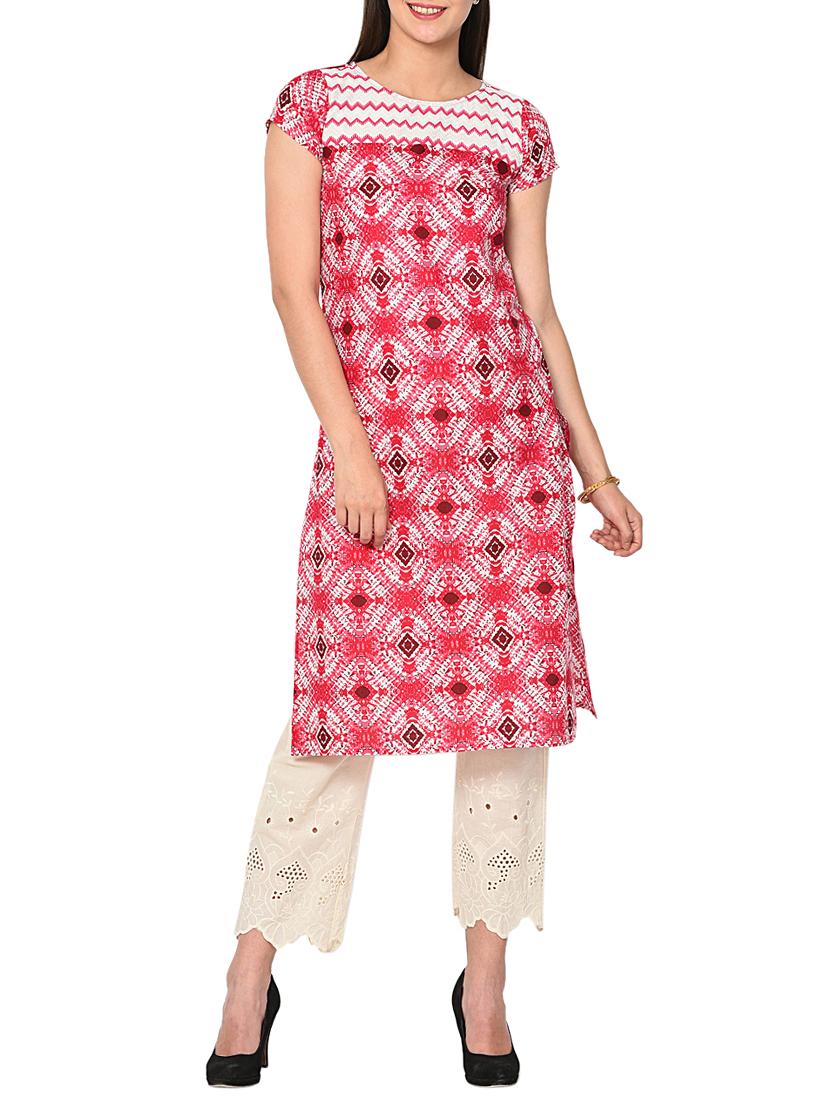 Printed straight kurta - 15727326 - Zoom Image - 1