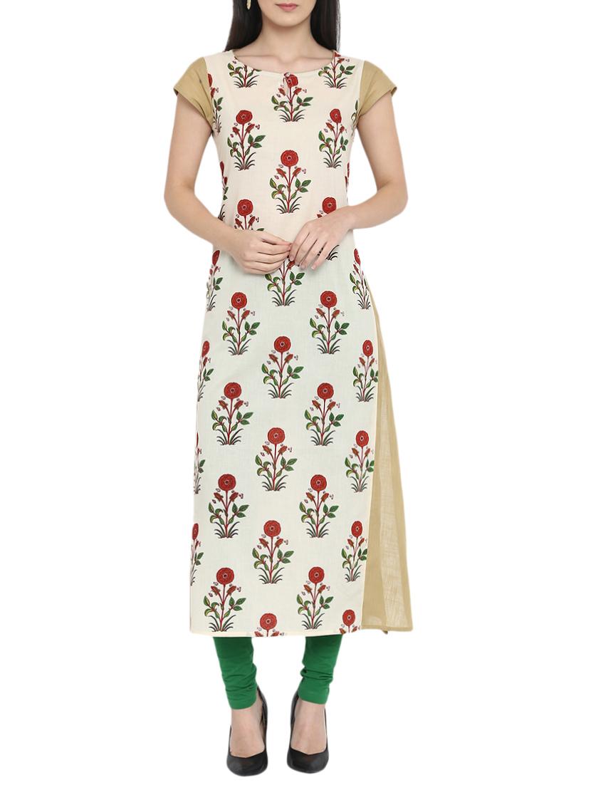 Printed straight kurta - 15727331 - Zoom Image - 1