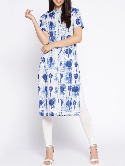 Printed straight kurta - 15727337 - Standard Image - 1