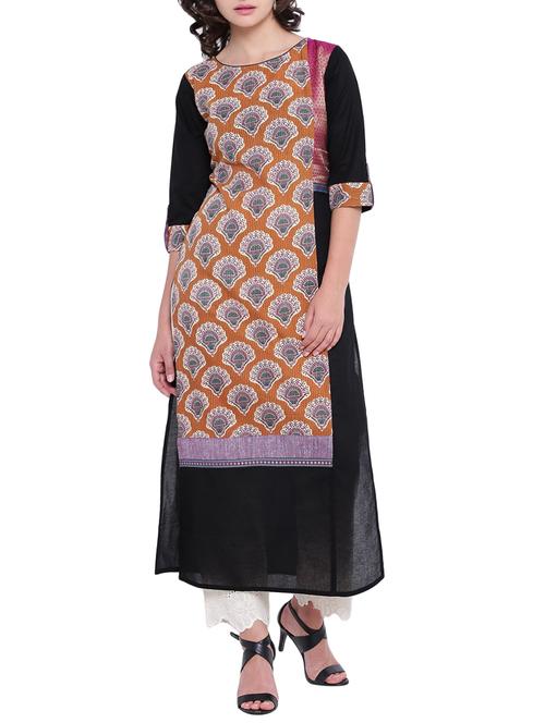 Printed straight kurta - 15727402 - Standard Image - 1