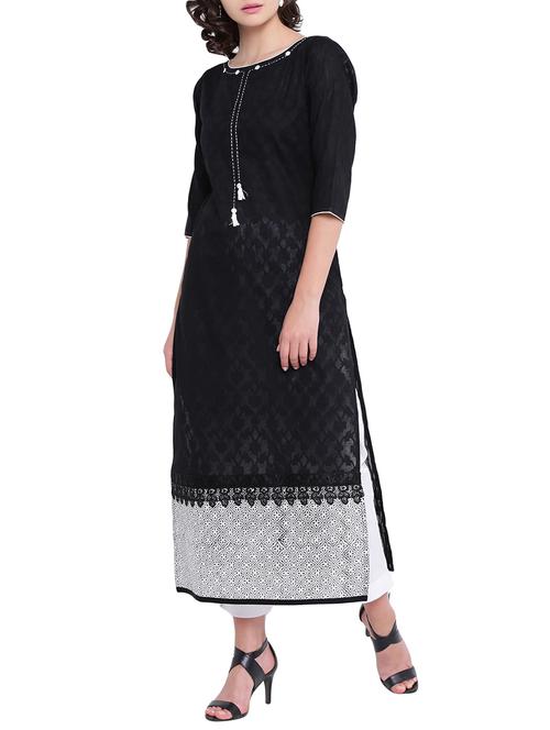 Kaantha Printed straight kurta - 15727407 - Standard Image - 1