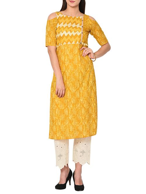Printed straight kurta - 15727415 - Standard Image - 1