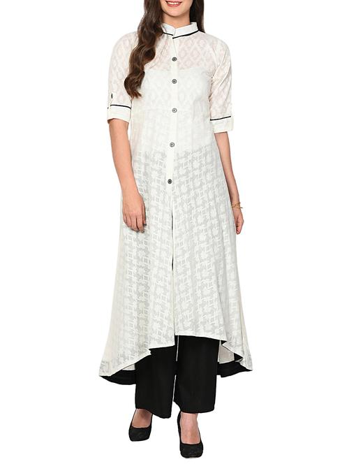 Flared printed kurta - 15727430 - Standard Image - 1