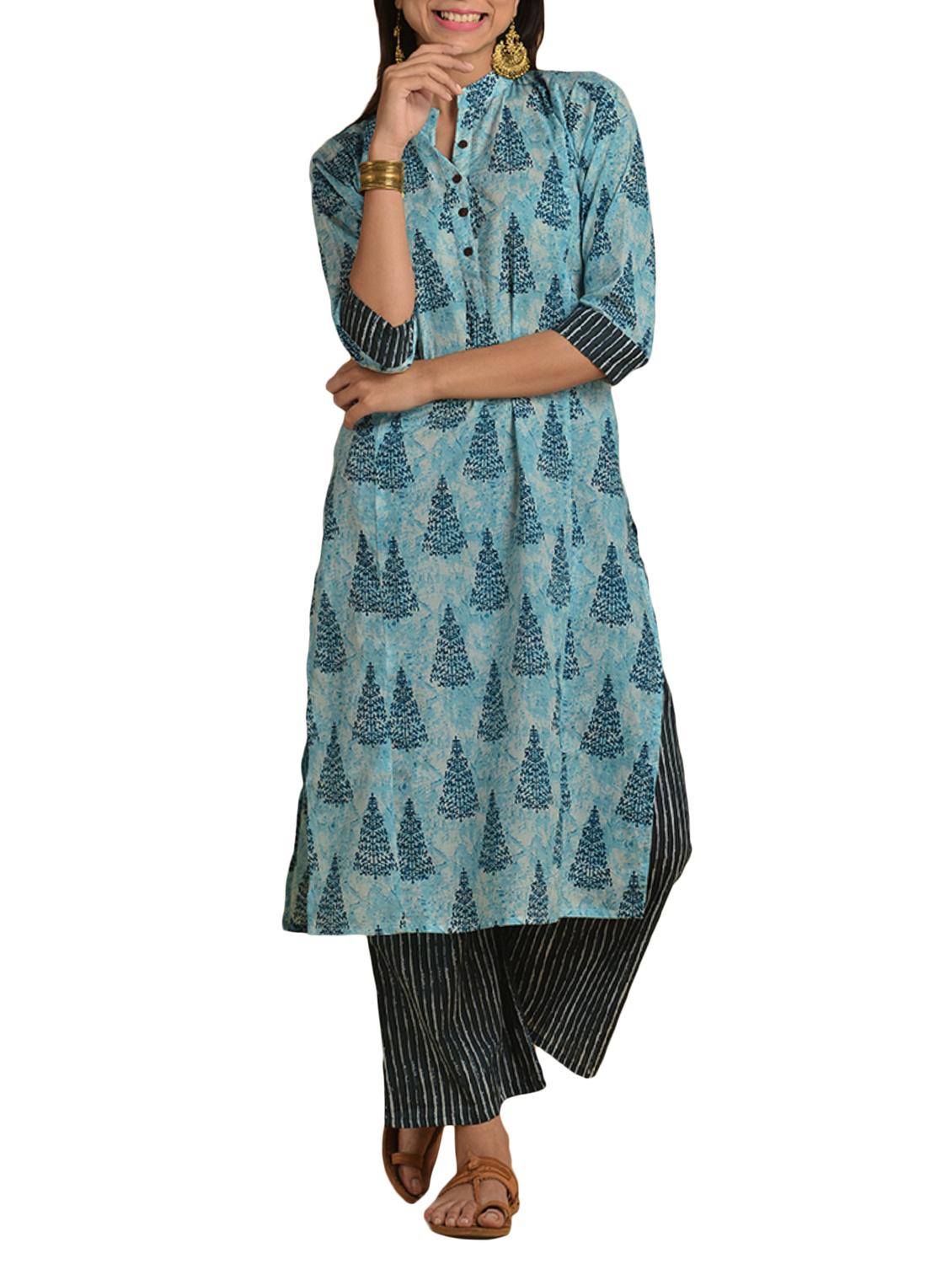 Printed straight kurta - 15727577 - Zoom Image - 1