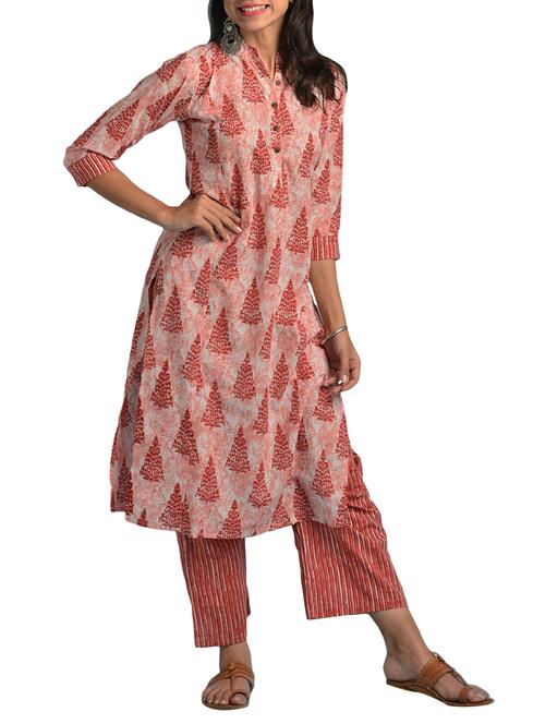 Printed straight kurta - 15727579 - Standard Image - 1