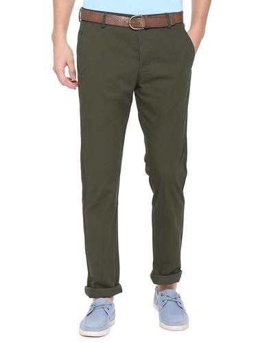 green cotton blend chinos - 15727648 - Very Small Image - 1