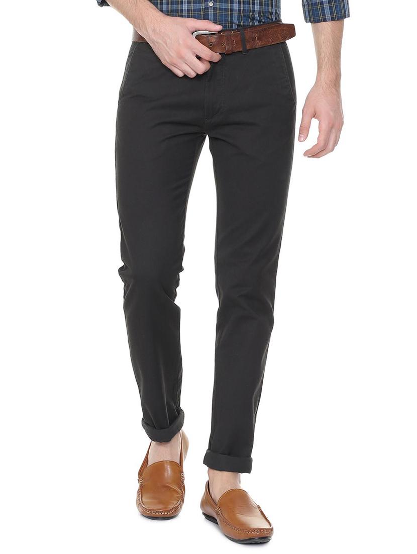 brown cotton chinos - 15727660 - Zoom Image - 1