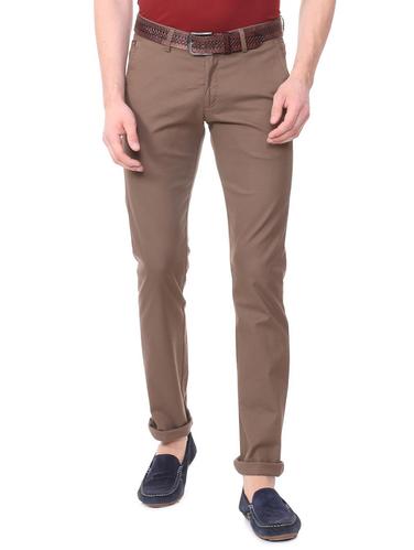 brown cotton blend chinos - 15727679 - Very Small Image - 1