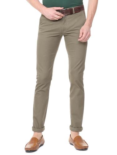 green cotton blend chinos - 15727706 - Very Small Image - 1