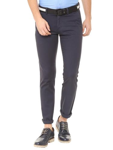 blue polyester blend chinos - 15727707 - Very Small Image - 1