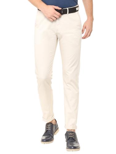 beige cotton chinos - 15727709 - Very Small Image - 1