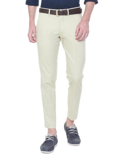 beige polyester blend chinos - 15727723 - Very Small Image - 1