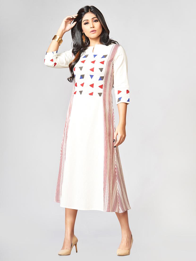 A-line printed dress - 15727828 - Zoom Image - 1