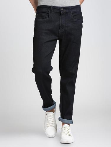 blue cotton blend plain jeans - 15728262 - Very Small Image - 1