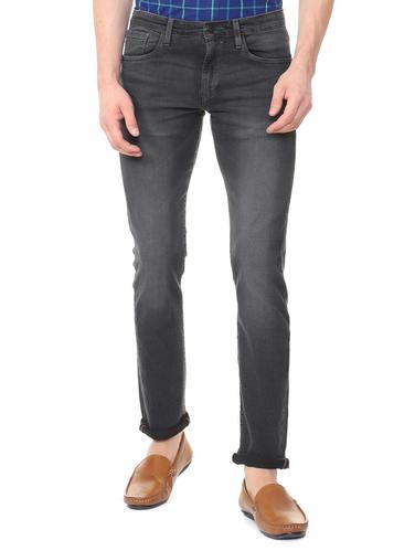 grey cotton washed jeans - 15728278 - Very Small Image - 1
