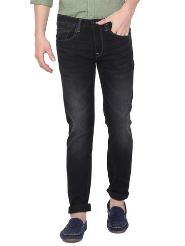 black cotton washed jeans - 15728279 - Very Small Image - 1