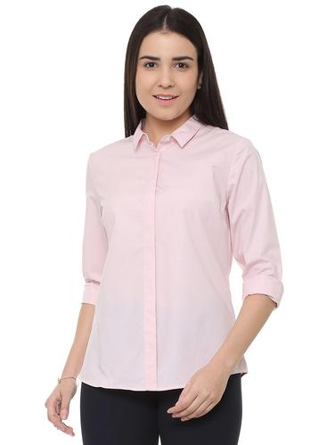 turn-up sleeve concealed placket shirt - 15728380 - Very Small Image - 1