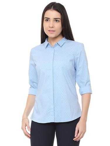 turn-up sleeve concealed placket shirt - 15728383 - Very Small Image - 1