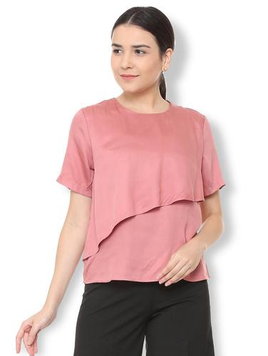 keyhole back asymmetric overlay top - 15728419 - Very Small Image - 1