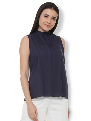 pleat detail tie back top - 15728425 - Very Small Image - 1