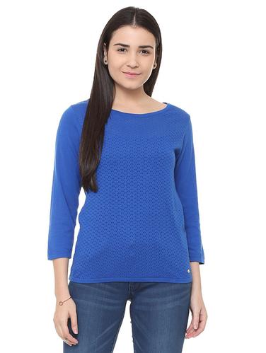 round neck knitted top - 15728427 - Very Small Image - 1