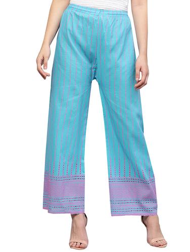 Embroidered straight palazzo - 15728517 - Very Small Image - 1