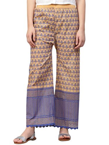 Embroidered straight palazzo - 15728523 - Very Small Image - 1