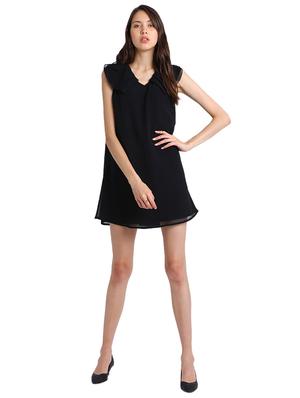 pleat detail a-line dress - 15728524 - Standard Image - 4