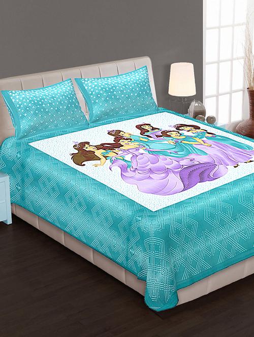 Jaipuri Print Cotton Double Bedsheet with Set of 2 Pillow Covers - 15728750 - Standard Image - 1