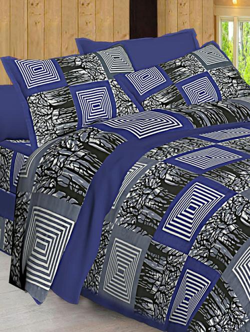 Jaipuri Print Cotton Double Bedsheet with Set of 2 Pillow Covers - 15728760 - Standard Image - 1