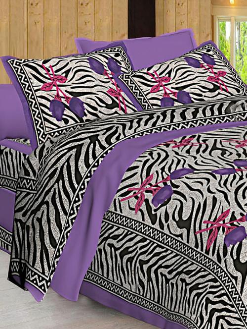 Jaipuri Print Cotton Double Bedsheet with Set of 2 Pillow Covers - 15728764 - Standard Image - 1