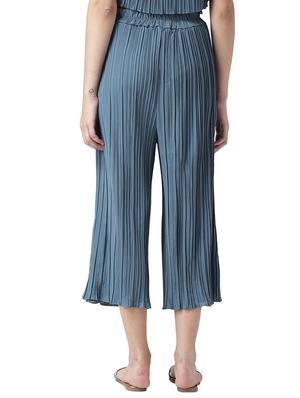 high waist pleated culottes - 15729128 - Standard Image - 3