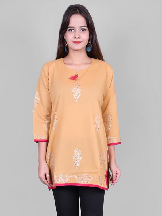 Printed straight kurti - 15729332 - Zoom Image - 1