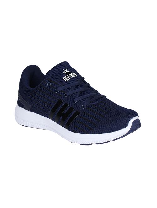 navy Fabric sport shoes - 15729385 - Standard Image - 1