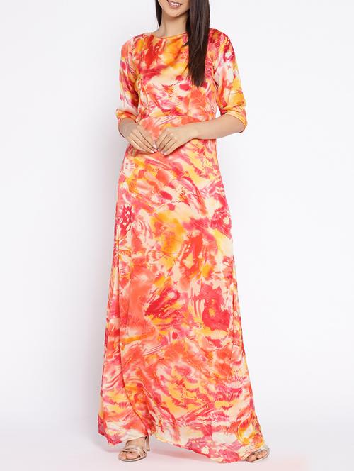 Printed a-line kurta - 15729530 - Standard Image - 1