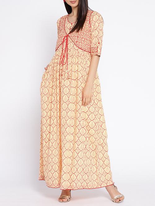 flared printed kurta - 15729532 - Standard Image - 1
