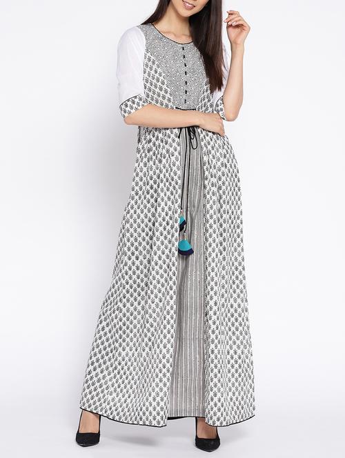 flared printed kurta - 15729533 - Standard Image - 1