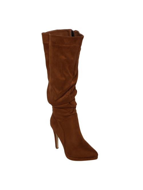 brown knee length boots - 15729810 - Standard Image - 1