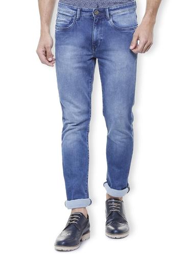 blue cotton washed jeans - 15729823 - Very Small Image - 1