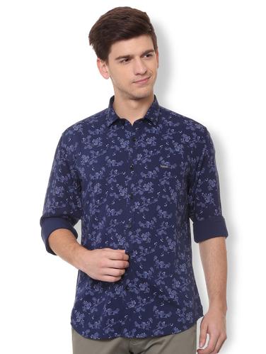 blue polyester casual shirt - 15729832 - Very Small Image - 1