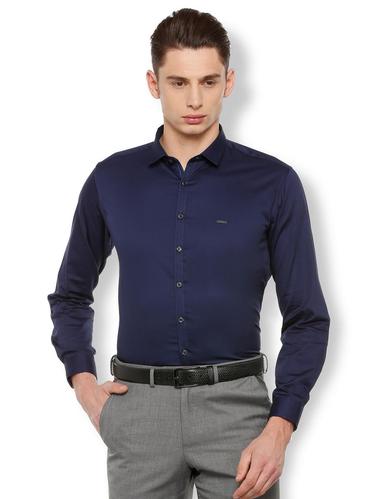 blue cotton formal shirt - 15729853 - Very Small Image - 1