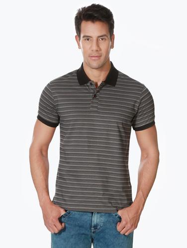 grey cotton all over print t-shirt - 15729911 - Very Small Image - 1