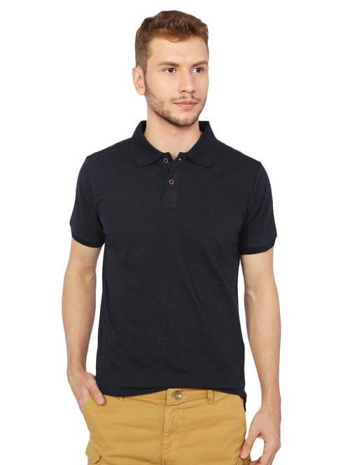 navy blue polyester polo t-shirt - 15729929 - Standard Image - 1